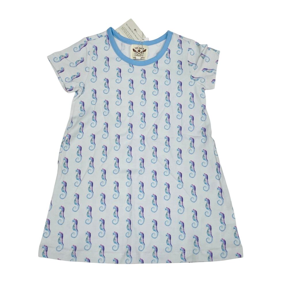 NWT The Oaks Apparel 18M Mary Chase Seahorse Dress